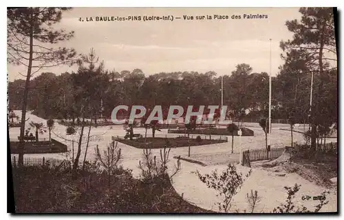 Ansichtskarte AK La Baule sur Mer Loire Inf Vue sur la Place des Palmiers