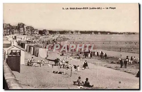 Ansichtskarte AK La Baule sur Mer Loire Inf La Plage