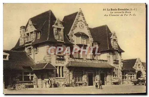 Cartes postales La Baule Escoublae La nouvelle Gare des Chemins de Fer