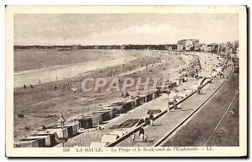 Cartes postales La Baule La Plage et le Boulevard de l'Esplanade