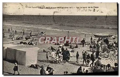 Ansichtskarte AK La Baule sur Mer Loire Inf Sur le bord de la Plage