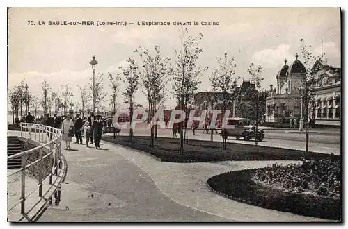 Cartes postales La Baule sur Mer Loire Inf L'Esplanade devant le Casino