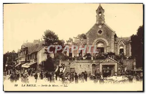 Cartes postales La Baule Sortie de Messe