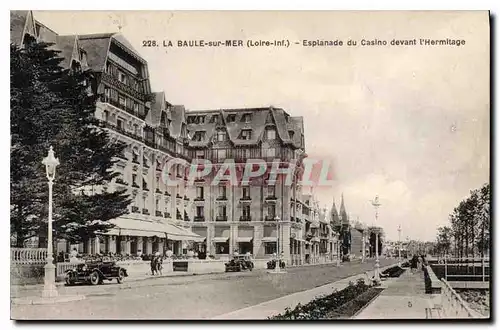 Ansichtskarte AK La Baule sur Mer Loire Inf Esplanade du Casino devant l'Hermitage