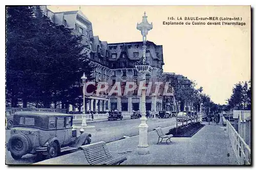 Ansichtskarte AK La Baule sur Mer Loire Inf Esplanade du Casino devant l'Hermitage
