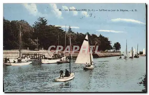 Cartes postales La Baule sur Mer Le Port un jour de Regates
