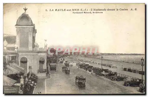 Cartes postales La Baule sur Mer L Inf L'Esplanade devant le Casino