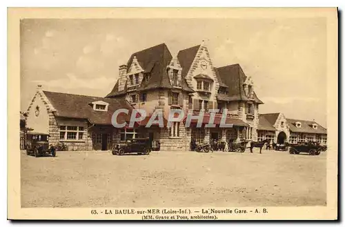 Ansichtskarte AK La Baule sur Mer Loire Inf La Nouvelle Gare