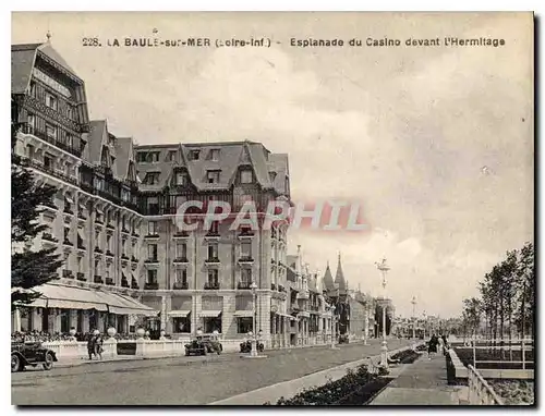 Ansichtskarte AK La Baule sur Mer Loire Inf Esplanade du Casino devant l'Hermitage