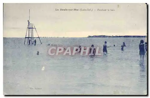 Ansichtskarte AK La Baule sur Mer Loire Inf Pendant le bain