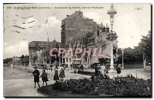 Ansichtskarte AK La Baule sur Mer Loire Inf Esplanade du Casino vers le Pouligen