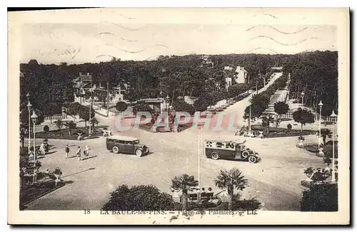 Cartes postales La Baule les Pins Place des Palmiers