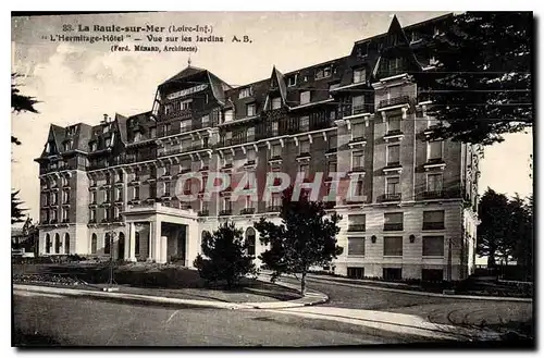 Cartes postales La Baule sur Mer Loire Inf l'Hermitage Hotel Vue sur les Jardins