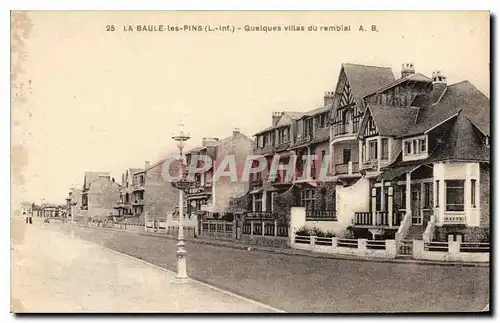 Ansichtskarte AK La Baule les Pins Quelques villas du remblal