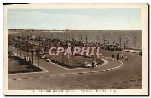 Cartes postales La Baule Vue generale de la Plage