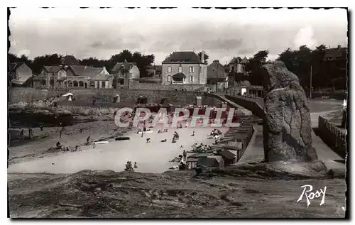 Cartes postales moderne Batz sur Mer La Plage et le menhir de Pierre Longue