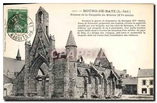 Ansichtskarte AK Bourg de Batz Ruines de la Chapelle du Murier