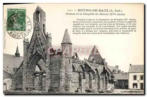 Cartes postales Bourg de Batz Ruines de la Chapelle du Murier