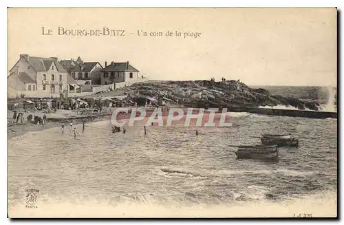 Cartes postales Le Bourg de Batz Un coin de la plage