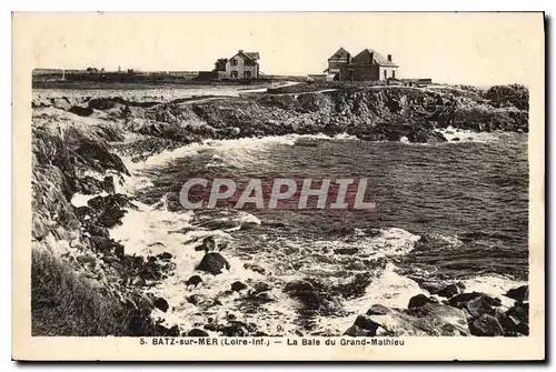 Ansichtskarte AK Batz sur Mer Loire La Baie du Grand Mathieu