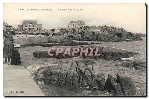 Ansichtskarte AK Le Bourg de Batz Loire La Pointe vue de la jetee