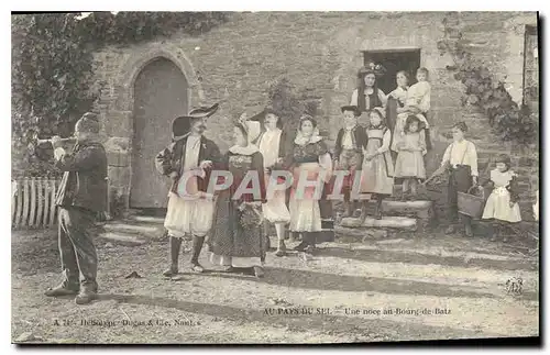 Ansichtskarte AK Au pays du sel Une noce au Bourg de Batz Mariage Folklore