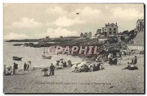 Ansichtskarte AK Le Bourg de Batz La Plage a l'heure du bain