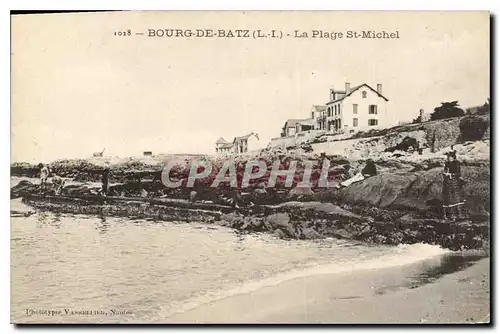 Ansichtskarte AK Bourg de Batz La Plage St Michel