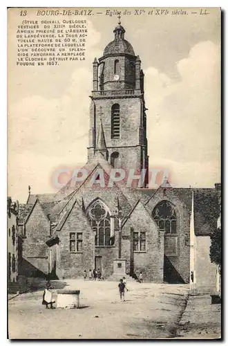 Ansichtskarte AK Bourg de Batz Eglise des XV et XVI siecle