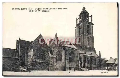 Ansichtskarte AK Batz L'Eglise Saint Guenole cote Nord