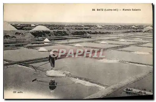 Cartes postales Batz Marais Salants