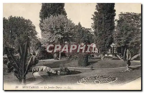 Cartes postales Montargis Le Jardin Durzy