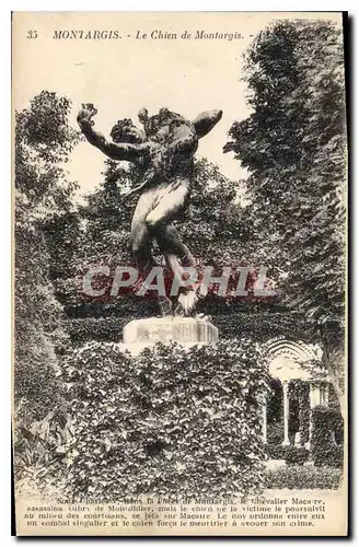 Cartes postales Montargis Le Chien de Montargis