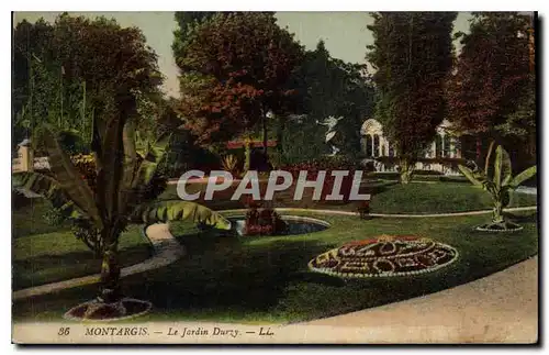 Cartes postales Montargis Le Jardin Durzy