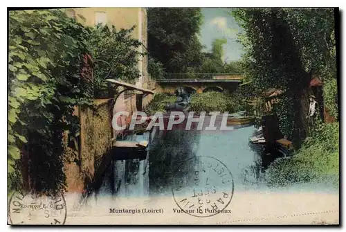 Cartes postales Montargis Vue sur le Puiseaux