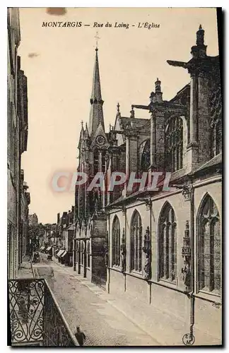 Cartes postales Montargis Rue du Loing L'Eglise