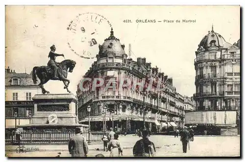 Cartes postales Orleans Place du Martroi
