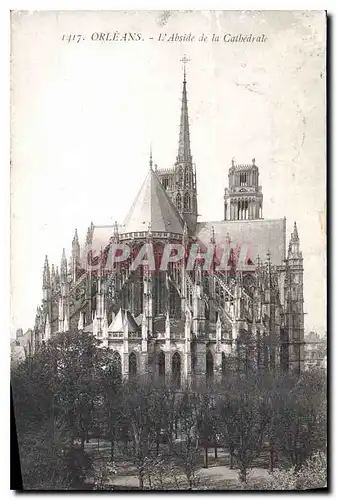 Cartes postales Orleans L'Abside de la Cathedrale