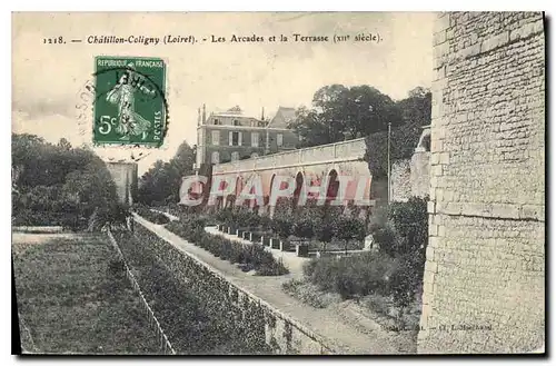 Cartes postales Chatillon Coligny Loiret Les Arcades et la Terrasse