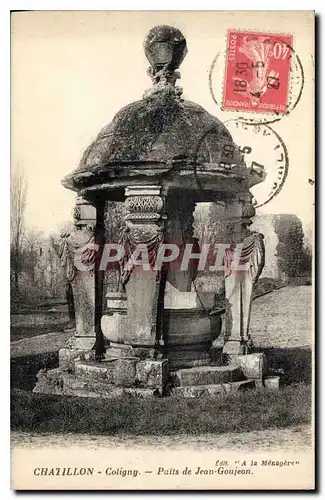 Cartes postales Chatillon Coligny Puits de Jean Goujeon