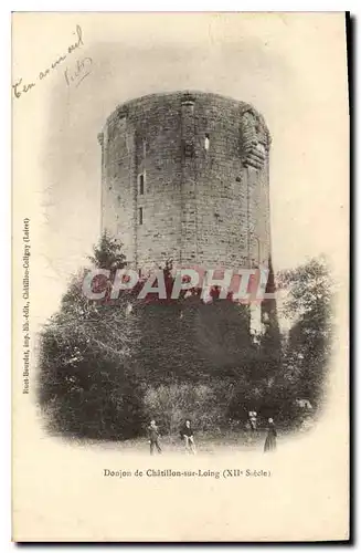 Cartes postales Chatillon Coligny Loiret Le Donjon du Chateau