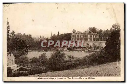 Ansichtskarte AK Chatillon Coligny Loiret Vue d'ensemble Le Chateau