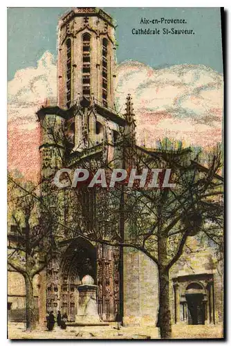 Cartes postales Aix en Provence Cathedrale St Sauveur