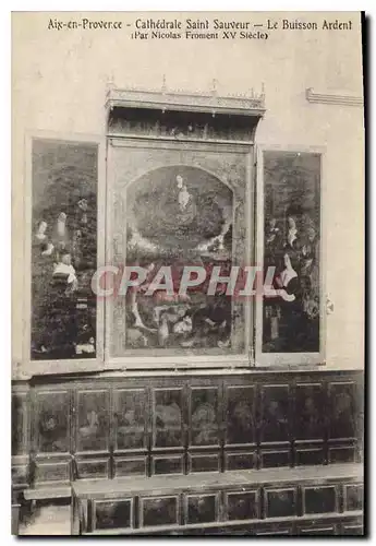 Cartes postales Aix en Provence Cathedrale Saint Sauveur Le Buisson Ardent