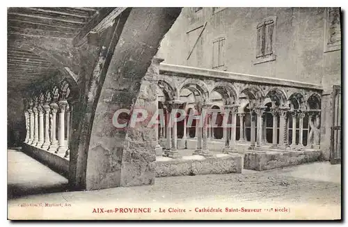 Ansichtskarte AK Aix en Provence Le Cloitre Cathedrale St Sauveur