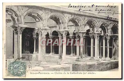 Cartes postales Aix en Provence Cloitre de la Cathedrale