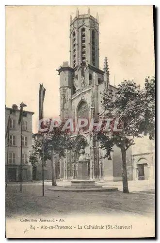 Ansichtskarte AK Aix en Provence La Cathedrale St Sauveur