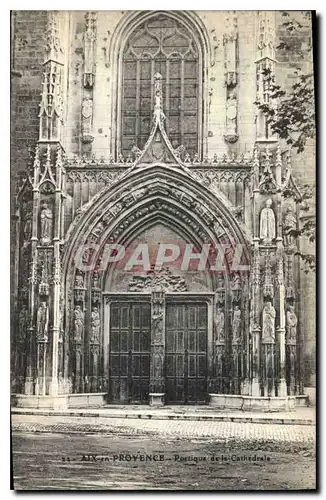 Cartes postales Aix en Provence Cathedrale