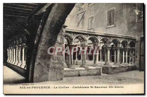 Cartes postales Aix en Provence Portes Le Cloitre Cathedrale Saint Sauveur