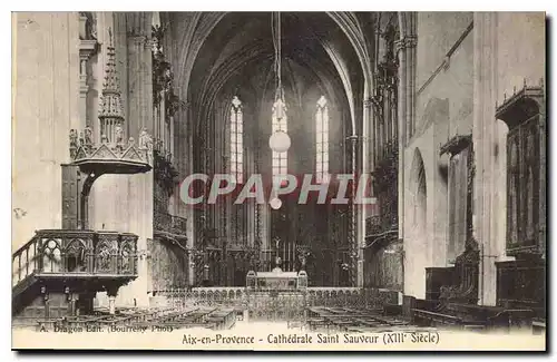 Ansichtskarte AK Aix en Provence Cathedrale Saint Sauveur XIII Siecle